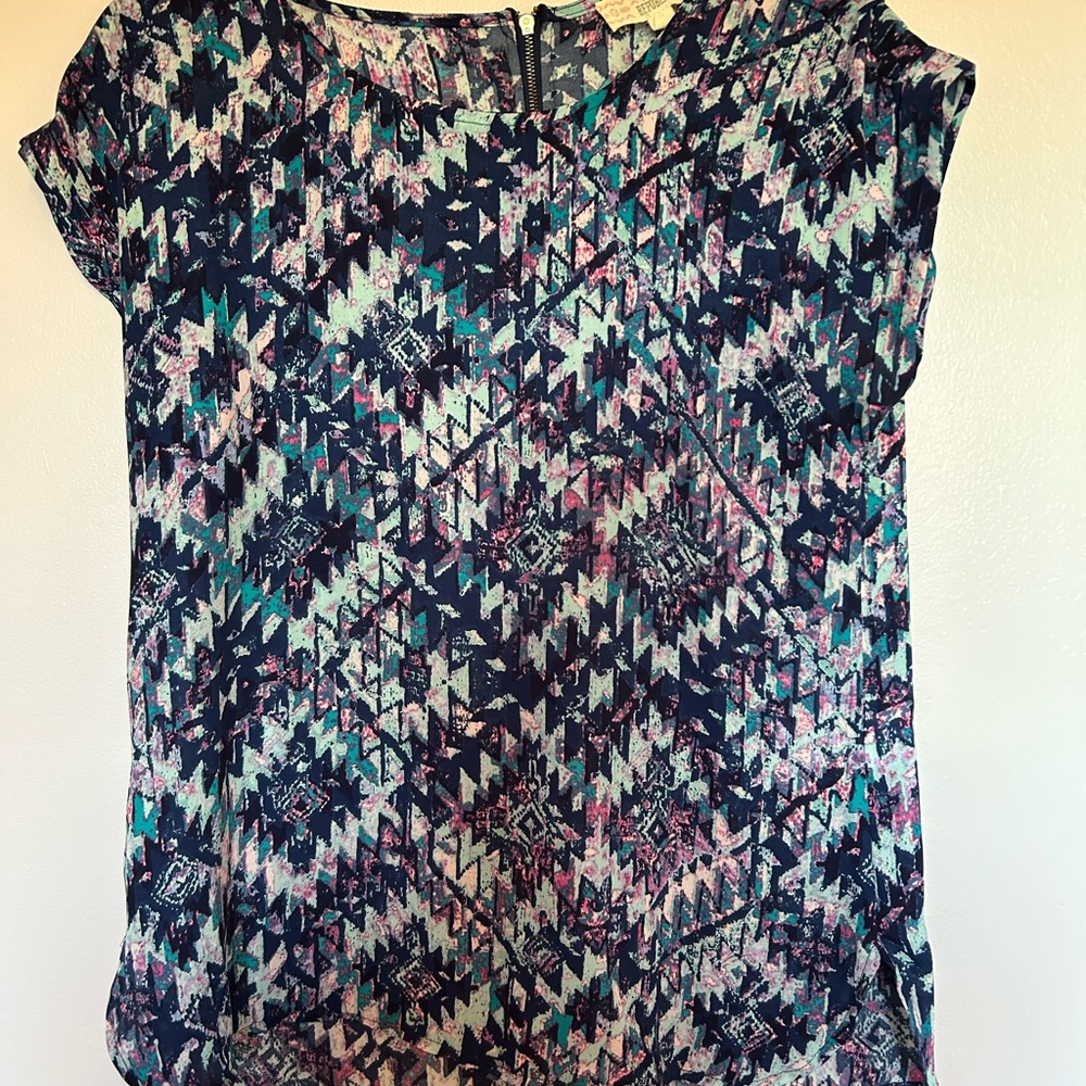 Pink Republic Flowy Printed Blouse